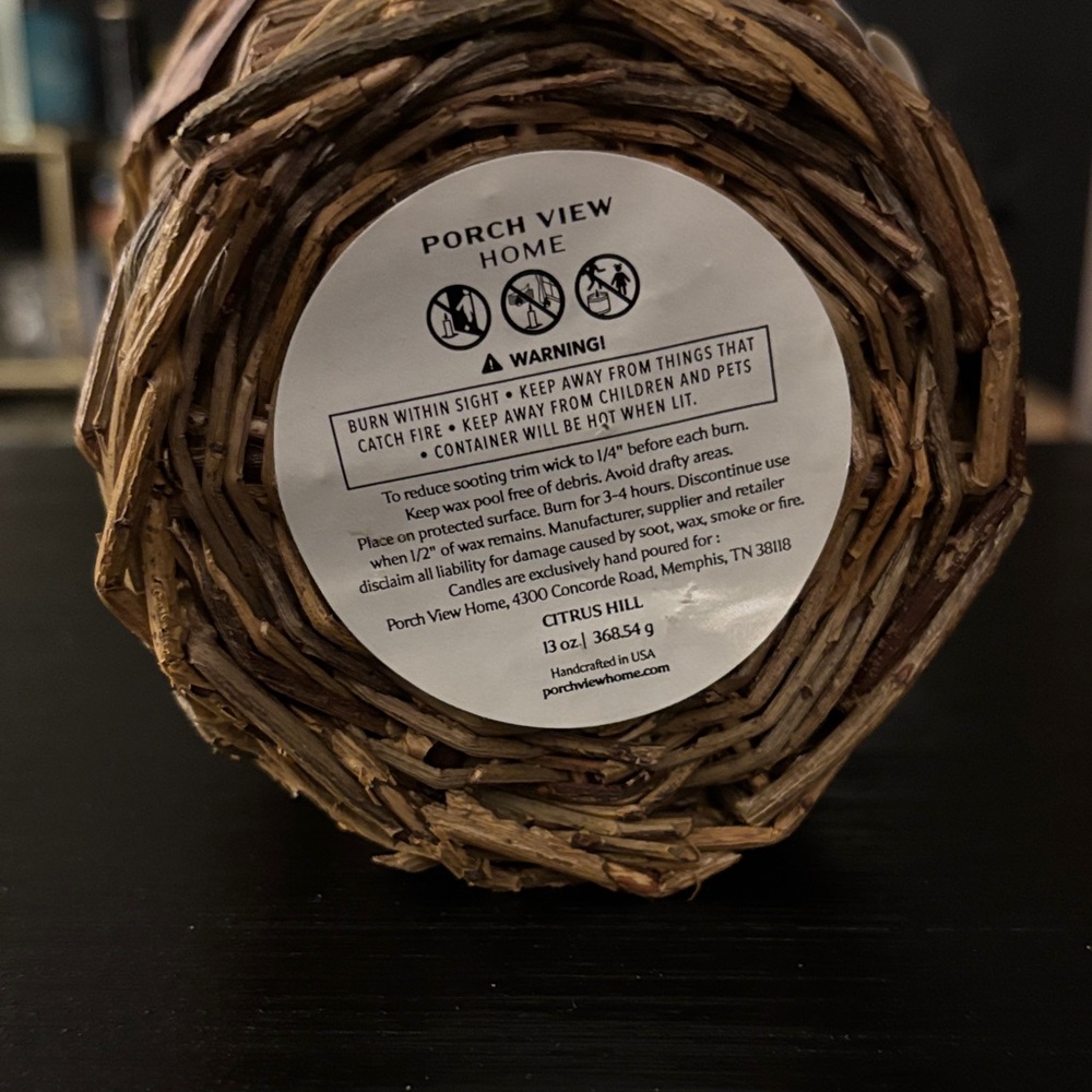 Citrus Hills Candle - Brown - Picture 2 of 3